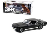 Modellbiler - Greenlight 1967 Ford Mustang Coupe Matt Black Adonis Creeds Creed 2015 Movie 1:18 Scale Diecast Model Car - 0810027494153