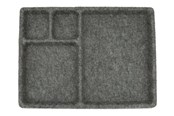 Leketøy - Kikkerland Felt Catch-All Tray 28.6 x 20 x 2 cm - OR112