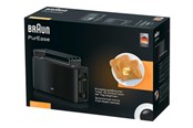 Brødrister - Braun Brødrister PurEase HT3110BK - toaster - black - HT3110BK