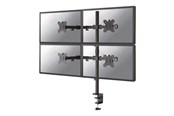 Skjermholder - Neomounts by NewStar Neomounts FPMA-D550D4 mounting kit - full-motion - for 4 flat panels - black - FPMA-D550D4BLACK