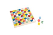 Puslespill - Small Foot - Wooden Sudoku Game Color 82pcs. Tre - 11164