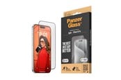 Mobil - Beskyttelsesglass - PanzerGlass Screen Protector iPhone 15 Pro | Ultra-Wide Fit w. EasyAligner - PANZER2810