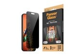 Mobil - Beskyttelsesglass - PanzerGlass Privacy Screen Protector iPhone 15 Pro Max | Ultra-Wide Fit w. EasyAligner - PANZERP2812