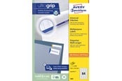 Papir, Fotopapir & Etiketter - Avery Universaletiketter, 48,5 x 16,9 mm, 6.400 Etiketter, Hvit - 3667