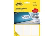 Papir, Fotopapir & Etiketter - Avery Universaletiketter, 76 x 39 mm, 192 Etiketter, Hvit - 3329