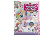 Kreative leker - Grafix Sticker Book Magical Fantasy with 200 Stickers - 100074