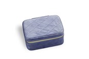 Annen personlig pleie - Gillian Jones Jewelry box Large - Blue velour - 11068-13