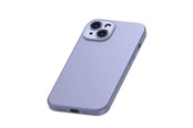 Mobil - Deksel og etui - Baseus Liquid Silica Gel Case for iPhone 14 Plus (lavender)+ tempered glass + cleaning kit - ARYT020205