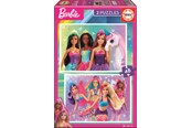 Puslespill - Educa 2x48 Barbie - 80-19299