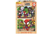 Puslespill - Educa 2x25 Spidey m/Fantastiske venner Tre - 80-19289