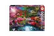 Puslespill - Educa 3000 Japanese Garden Tre - 80-19282