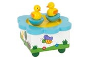 Treleker - Small Foot - Wooden Music Box Duck - 7489