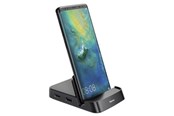 Mobil - Adaptere og ladere - Baseus Mate USB Type-C Hub Desktop Docking Station Stand for Mobile Phone - CAHUB-AT01