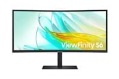 Skjerm - 34" Samsung ViewFinity S6 - 3440x1440 - 100Hz - VA - HDR10 - 90W USB-C - LS34C652UAUXEN