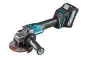 Vinkelsliper - Makita GA008GM201 - angle grinder - cordless - 125 mm - 2 batteries included charger - GA008GM201