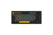 Tastatur - Akko 5075B Plus-S - Black & Gold - CS Wine Red- ND - Gamingtastatur - Nordisk - Svart - 6925758624374