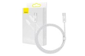 USB - Baseus Cable USB-C to USB-C  100W 1m (white) - CALD000202