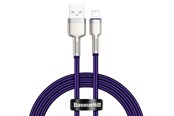 USB - Baseus USB cable for Lightning  Cafule 2.4A 1m (purple) - CALJK-A05