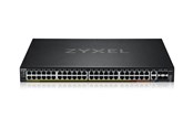 Switch/splitter - ZyXEL XGS2220 Series XGS2220-54FP - switch - L3 access NebulaFLEX Cloud 960 W - 48 ports - Managed - rack-mountable - XGS2220-54FP-EU0101F