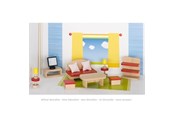 Dukker, Bamser & Utstyr - Goki Doll Furniture Living Room - 51716