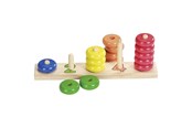 Babyleker - Goki Wooden Stacking Puzzle color - 58941