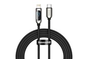 USB - Baseus USB-C cable for Lightning  Display PD 20W 2m (black) - CATLSK-A01