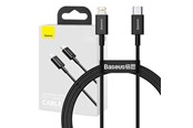 USB - Baseus Superior Series Cable USB-C to iP 20W PD 1m (black) - CATLYS-A01