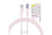 USB - Baseus Fast Charging cable  USB-A to Lightning Explorer Series 1m 2.4A (pink) - CATS010004