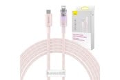 USB - Baseus Fast Charging cable  USB-A to Lightning Explorer Series 2m 20W (pink) - CATS010304