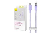 USB - Baseus Fast Charging cable  USB-C to Lightning Explorer Series 2m 20W (purple) - CATS010305