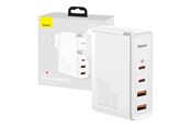 Mobil - Adaptere og ladere - Baseus Travel Charger  GaN2 Pro Quick 2x USB + 2x USB-C 100W EU (white) - CCGAN2P-L02