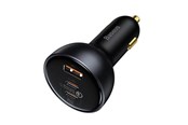 Mobil - Adaptere og ladere - Baseus Car Charger  Qualcomm USB 2x USB-C 160W (Grey) - TZCCZM-0G