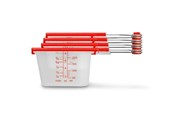 Kjøkkenredskaper - Dreamfarm Levups Red/Clear Measuring set - DFLV2430