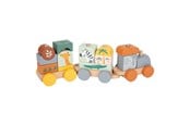 Treleker - Small Foot - Wooden Stacking Blocks Train Safari - 11698