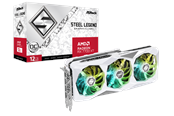 Grafikkort - ASRock Radeon RX 7700 XT Steel Legend - 12GB GDDR6 RAM - Grafikkort - 90-GA4PZZ-00UANF