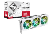 Grafikkort - ASRock Radeon RX 7800 XT Steel Legend - 16GB GDDR6 RAM - Grafikkort - 90-GA4RZZ-00UANF