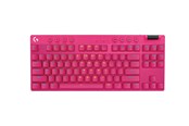 Tastatur - Logitech G PRO X TKL LIGHTSPEED - Magenta - Tactile - US - Gamingtastatur - Uten numpad - Amerikansk Engelsk - Rosa - 920-012159