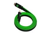 Skjermkabel - Floating Grip 3M HIGH-SPEED LED HDMI CABLE V2.1 - GREEN - FG-HDMILED-300-GREEN