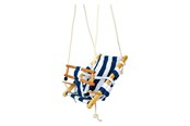 Babyleker - Small Foot - Wooden Toddler Swing Navy Blue 120cm - 6996