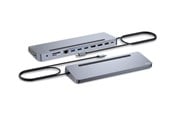 Dokkingstasjon - I-Tec - docking station - USB-C / USB4 / Thunderbolt 3 / Thunderbolt 4 - 11-slot - HDMI 2 x DP - GigE - C31FLAT2PDPRO100W