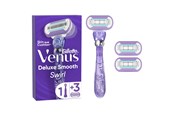 Barberingsutstyr - Venus Deluxe Smooth Swirl Handle + 3 blades - 7702018469802