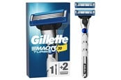 Barberingsutstyr - Gillette Mach3 Turbo 3D Razor handle + 2 blades - 7702018514472