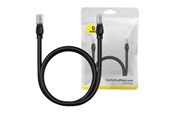 Nettverkskabel - Ethernet CAT5 1m network cable (black) - B00133206111-01