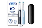 Elektrisk tannbørste - Oral-B Elektrisk tannbørste iO3 Duo Matt Black / Ice Blue - 8006540731659