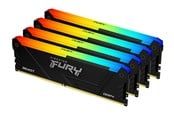 RAM - Kingston FURY Beast RGB DDR4-2666 C16 QC - 64GB - KF426C16BB12AK4/64