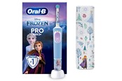 Elektrisk tannbørste - Oral-B Elektrisk tannbørste Vitality Pro Kids Frozen + case - 8006540773178