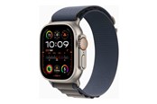 Smartklokke, Smartwatch & Sportsklokke - Apple Watch Ultra 2 GPS + Cellular 49mm - Titanium Case with Blue Alpine Loop - Small - MREK3DH/A