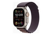 Smartklokke, Smartwatch & Sportsklokke - Apple Watch Ultra 2 GPS + Cellular 49mm - Titanium Case with Indigo Alpine Loop - Medium - MRET3DH/A