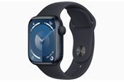 Smartklokke, Smartwatch & Sportsklokke - Apple Watch Series 9 GPS 41mm - Midnight Aluminium Case with Midnight Sport Band - S/M - MR8W3DH/A