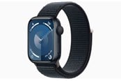 Smartklokke, Smartwatch & Sportsklokke - Apple Watch Series 9 GPS 41mm - Midnight Aluminium Case with Midnight Sport Loop - MR8Y3DH/A